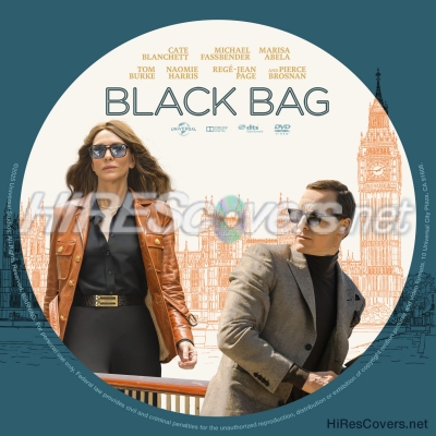 normal Black Bag 2025 Custom DVD Label