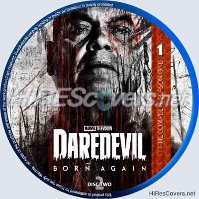 normal Daredevil Born Again 2025 BR Label V2 Disc 2