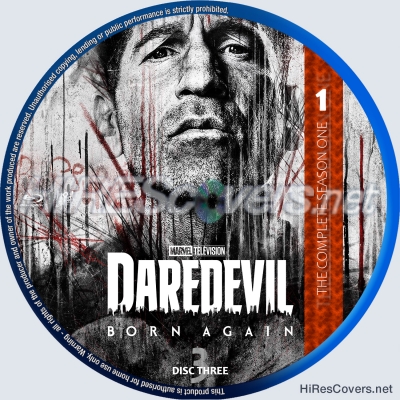 normal Daredevil Born Again 2025 BR Label V2 Disc 3