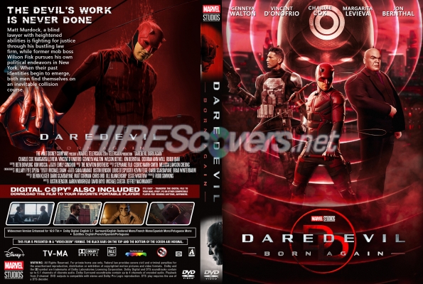 normal Daredevil Born Again dvd cover