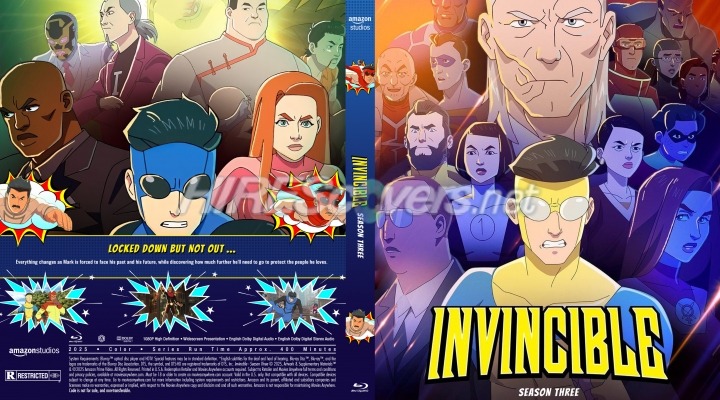 normal Invincible 2024 Season Three Custom Blu ray Cover