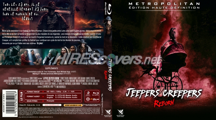 normal JEEPERS CREEPERS REBORN Jaquette Blu ray