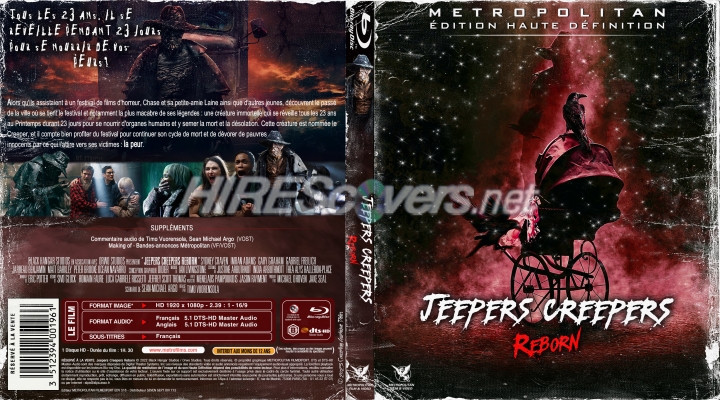 normal JEEPERS CREEPERS REBORN Jaquette Blu ray usee