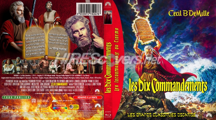 normal LES DIX COMMANDEMENTS Jaquette Blu ray