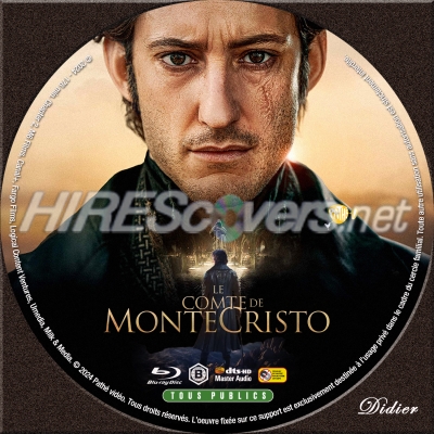normal LE COMTE DE MONTE CRISTO Sticker Blu ray