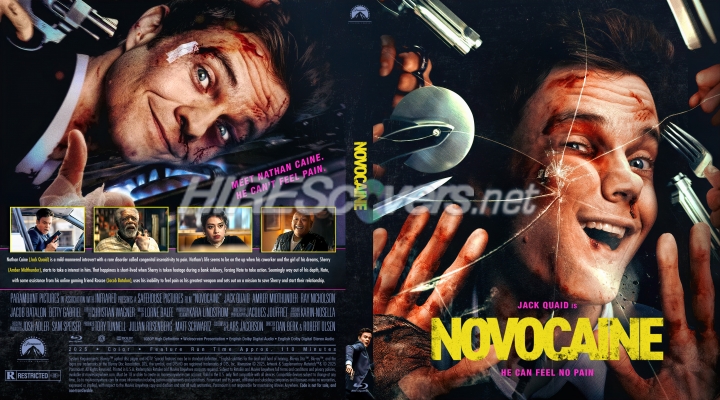 normal Novocaine 2025 Custom Blu ray Cover