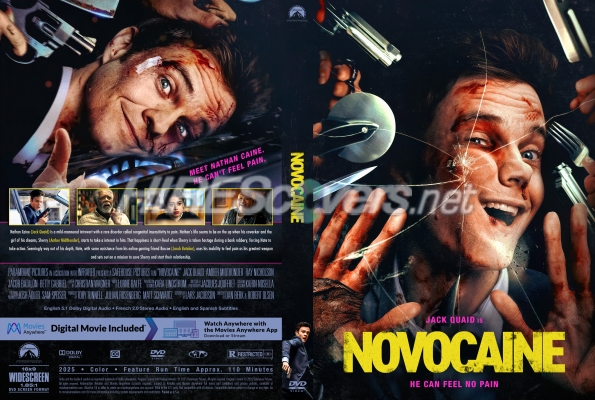 normal Novocaine 2025 Custom DVD Cover