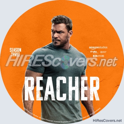 normal Reacher 2025 Season Three Custom Ultra HD 4k Label