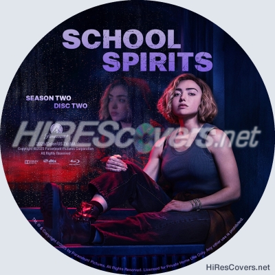 normal School Spirits 2025 Season Two Disc Two Blu ray Custom Label