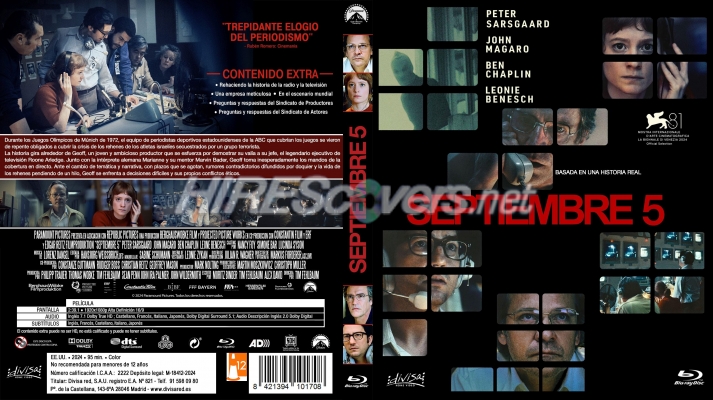 normal Septiembre 5 caja Bluray Divisa Paramount