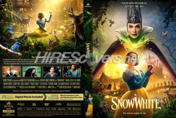 normal Snow White 2025 Custom DVD Cover