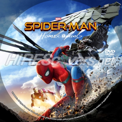 normal Spider Man Homecoming DVD v1