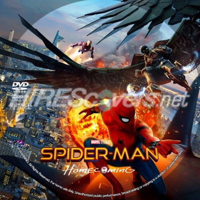 normal Spider Man Homecoming DVD v3