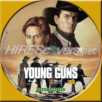 normal YOUNG GUNS Sticker Blu ray 2