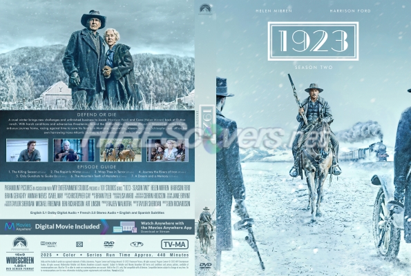 normal 1923 2025 Season 2 Custom DVD Cover