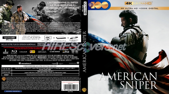 normal AMERICAN SNIPER Jaquette Blu ray 4K UHD