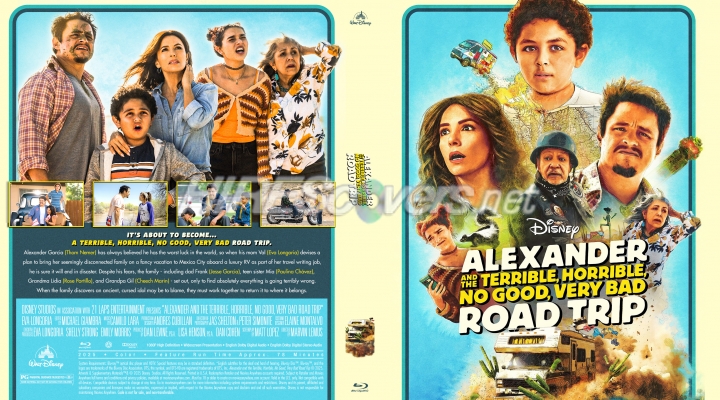 normal Alexander and the Terrible Horrible No Good Very Bad Road Trip 2025 Custom Blu ray Cover