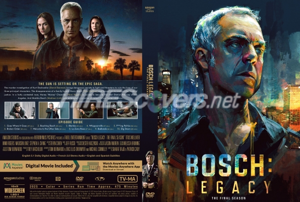 normal Bosch Legacy 2025 Season Three Custom DVD Cover