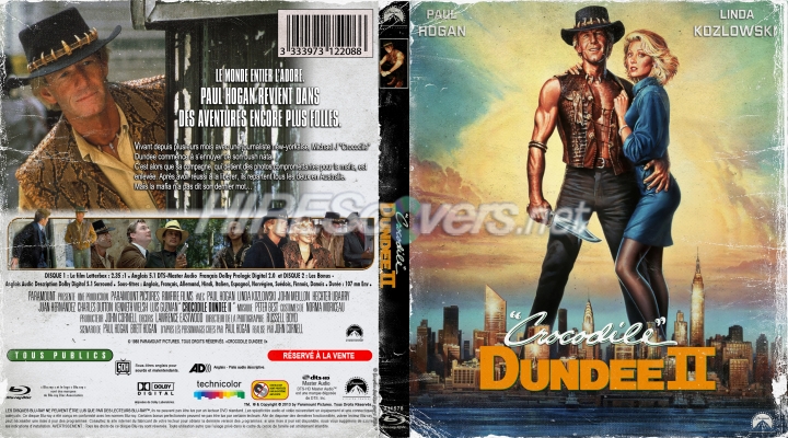 normal CROCODILE DUNDEE II Jaquette Blu ray usee