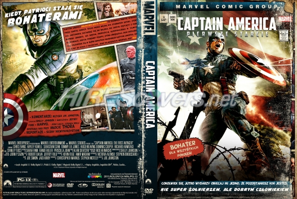 normal Captain America The First Avenger dvd cover Marvel Comics Collection by Matush