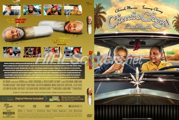 normal Cheech and Chong s Last Movie 2024 Custom DVD Cover