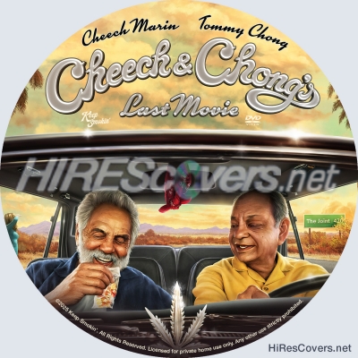 normal Cheech and Chong s Last Movie 2024 Custom DVD Label