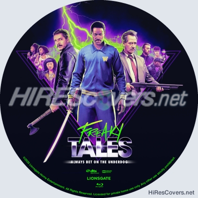 normal Freaky Tales 2024 Custom Blu ray Label