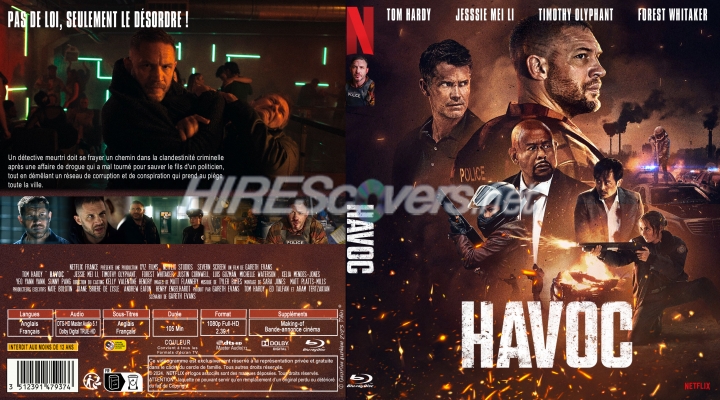 normal HAVOC Jaquette Blu ray