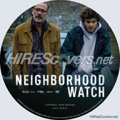 normal Neighborhood Watch 2025 Custom DVD Label