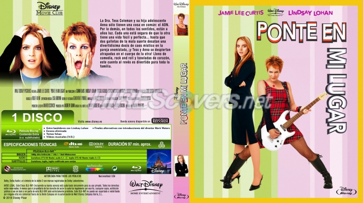 normal Ponte en mi lugar caja Bluray Disney