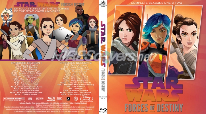 Star Wars: Forces of Destiny Seasons 1 & 2 by Jazzy