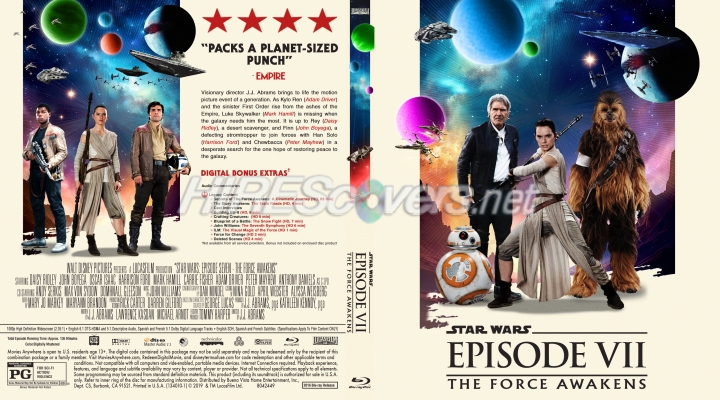 normal Star Wars Episode VII The Force Awakens JR BD Cover