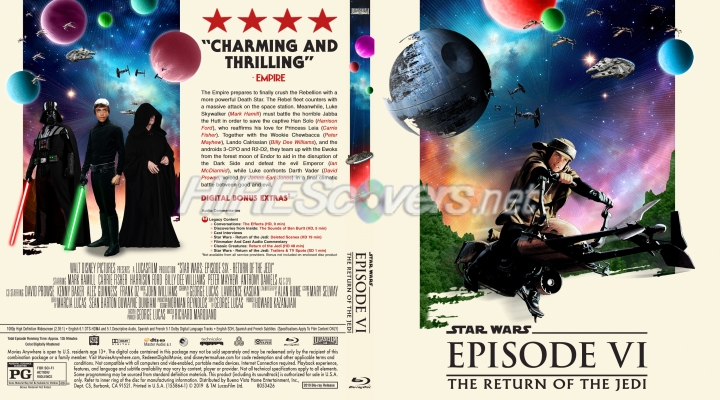 normal Star Wars Episode VI Return of the Jedi JR BD Cover