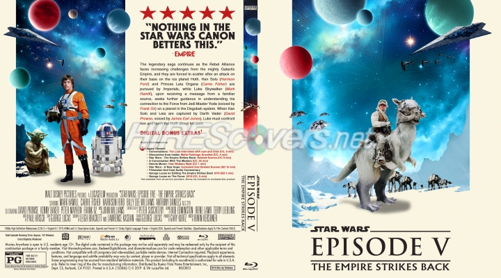 normal Star Wars Episode V The Empire Strikes Back JR BD Cover