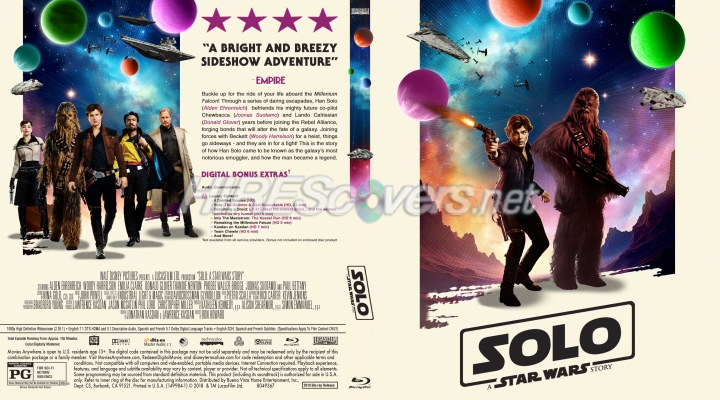 normal Star Wars Solo JR BD Cover