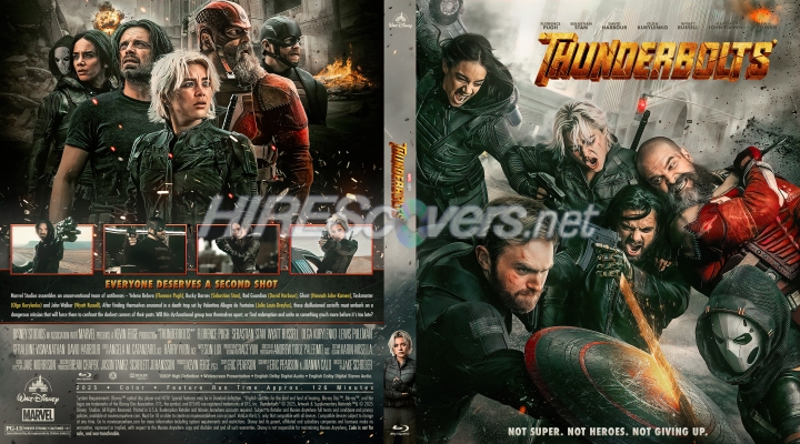 normal Thunderbolts 2025 Custom Blu ray Cover