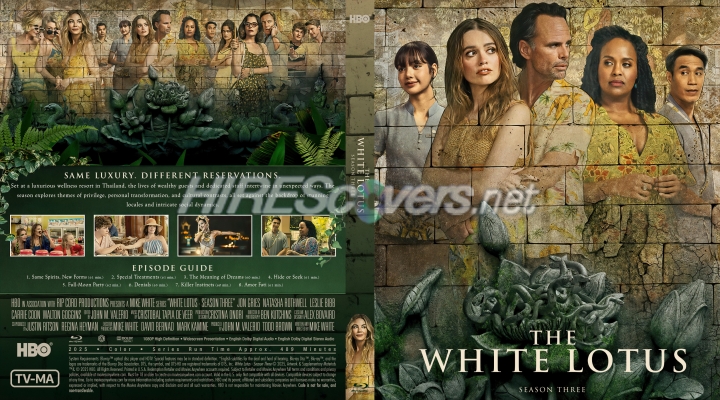 normal White Lotus The 2025 Season Three Custom Blu ray Cover