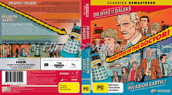 normal Dr Who the Daleks and Daleks Invasion Earth 2150A D 4K 1965