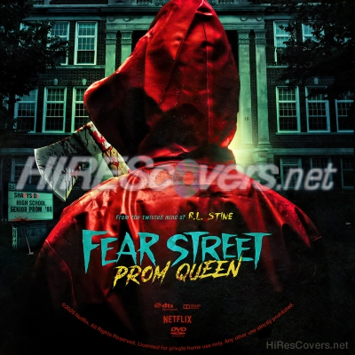 normal Fear Street Prom Queen 2025 Custom DVD Label