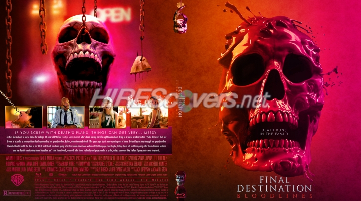 normal Final Destination Bloodlines 2025 Custom Blu ray Cover