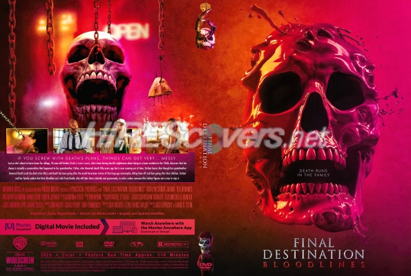 normal Final Destination Bloodlines 2025 Custom DVD Cover