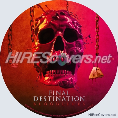 normal Final Destination Bloodlines 2025 Custom DVD Label