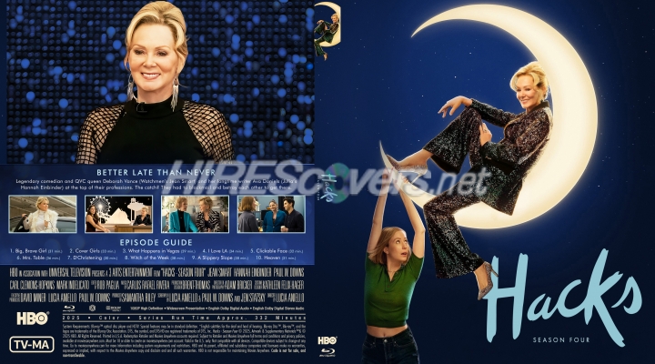 normal Hacks 2025 Season Four Custom Blu ray Cover
