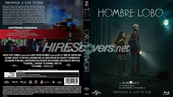 normal Hombre lobo caja Bluray Universal Blumhouse