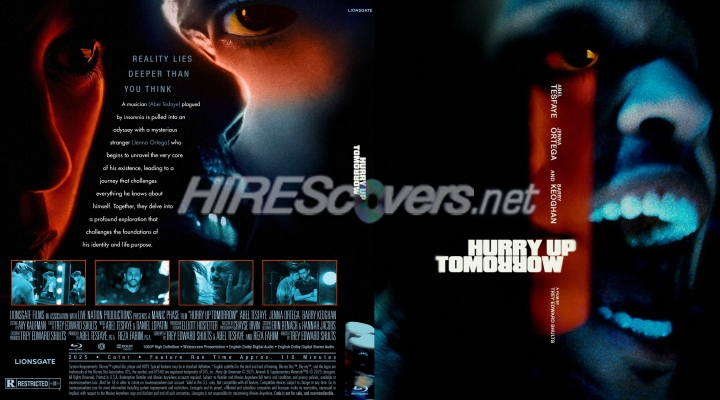 normal Hurry Up Tomorrow 2025 Custom Blu ray Cover