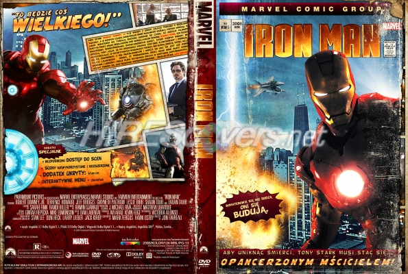 normal Iron Man dvd cover Marvel Comics Collection by Matush