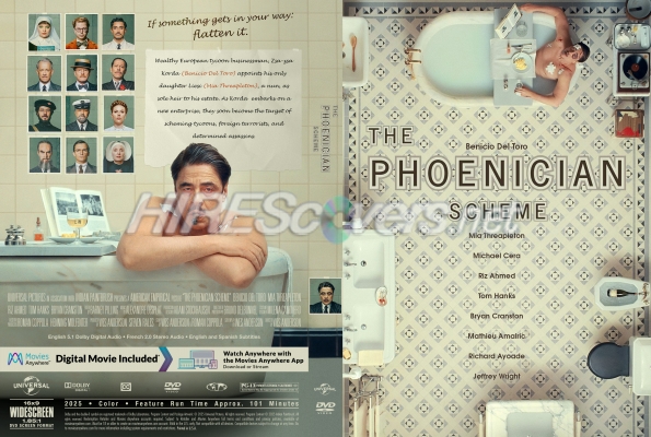 normal Phoenician Scheme The 2025 Custom DVD Cover