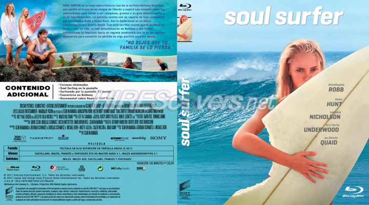 normal Soul Surfer caja Bluray Tristar Sony