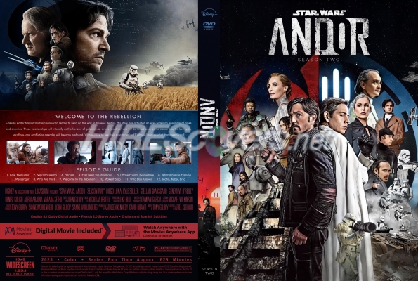 normal Star Wars Andor 2025 Custom DVD Cover Season Two