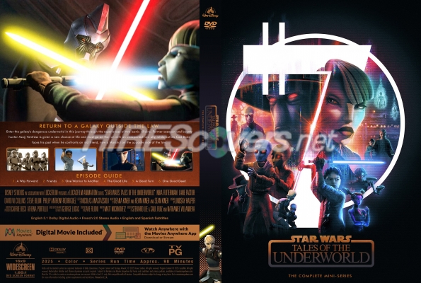 normal Star Wars Tales of the Underworld 2025 Season One Custom DVD cover